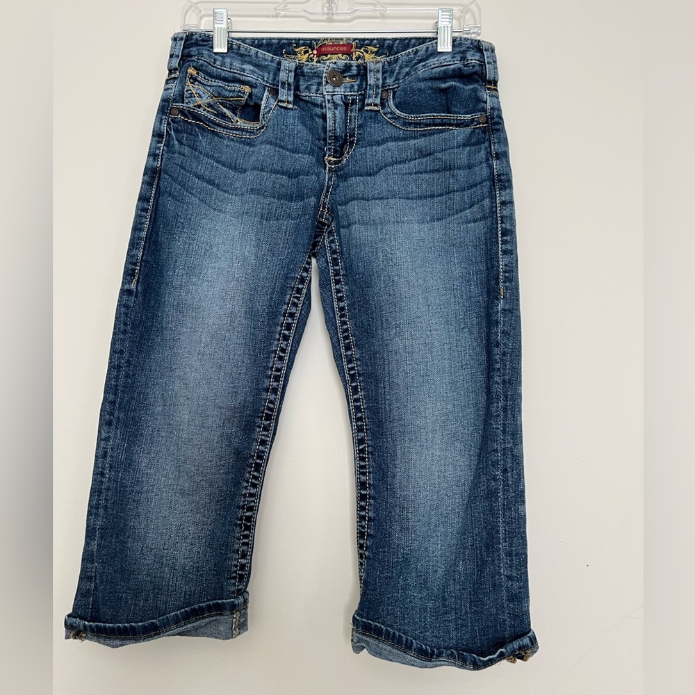 Maurice’s denim jean capris. Size 5/6